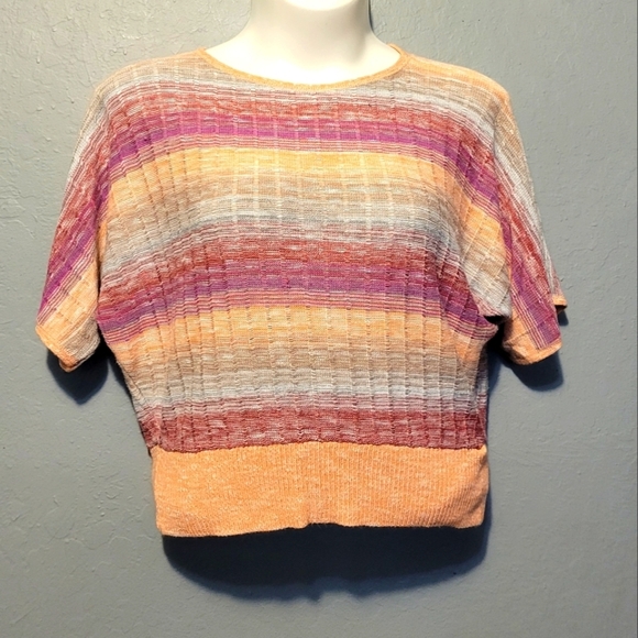 TWO-ONE-TWO New York Multi-Color Sweater L - Picture 1 of 5